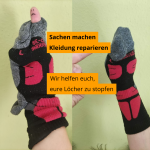 Sachen machen – Socken stopfen